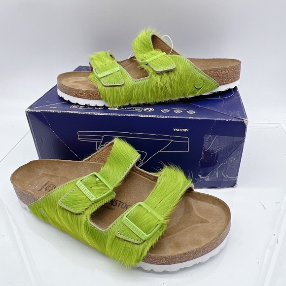 Birkenstock Concepts Arizona Men's Sandals Flats Slides Lime Green EU 44 US 11